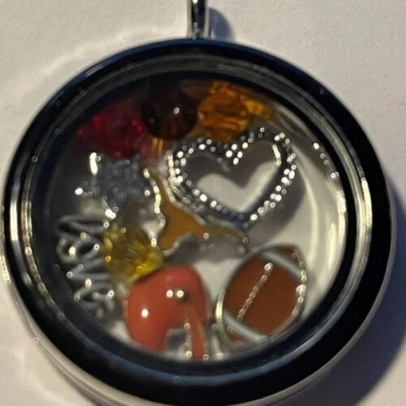 Texas Longhorns NCAA Memory Charm Locket w/ 22 IN chain NEW - Picture 1 of 3